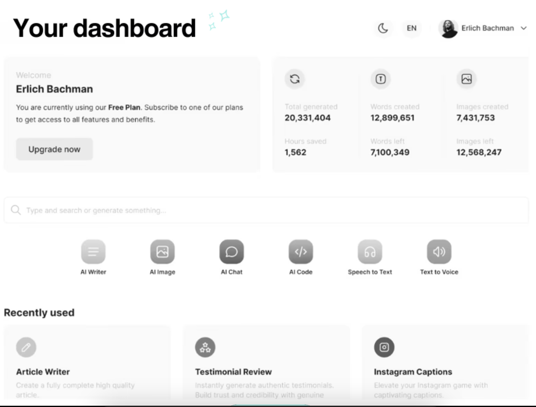 Studentan interface